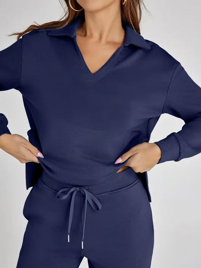 Flora™ | 2-delt casual langermet sett