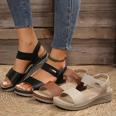 Carmen™ | Sommersandaler med kilehæl