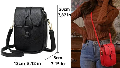 Amine™ | Retro skinnveske