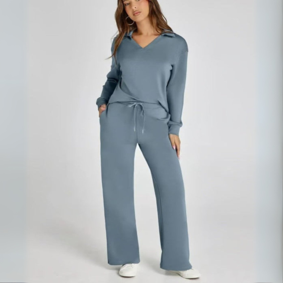 Flora™ | 2-delt casual langermet sett