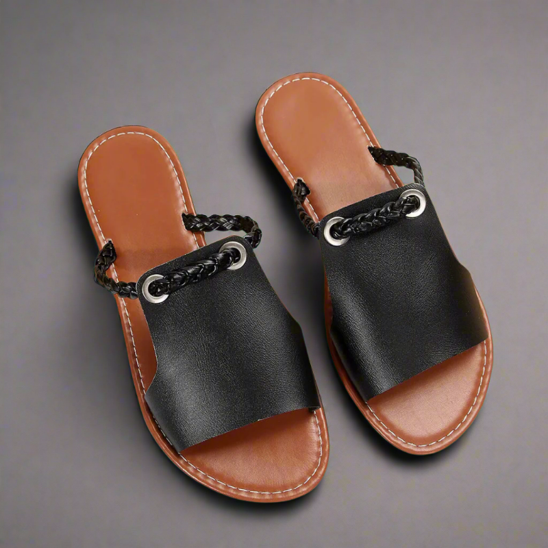 Katelina™ | Håndlagde flate sandaler laget av førsteklasses materiale