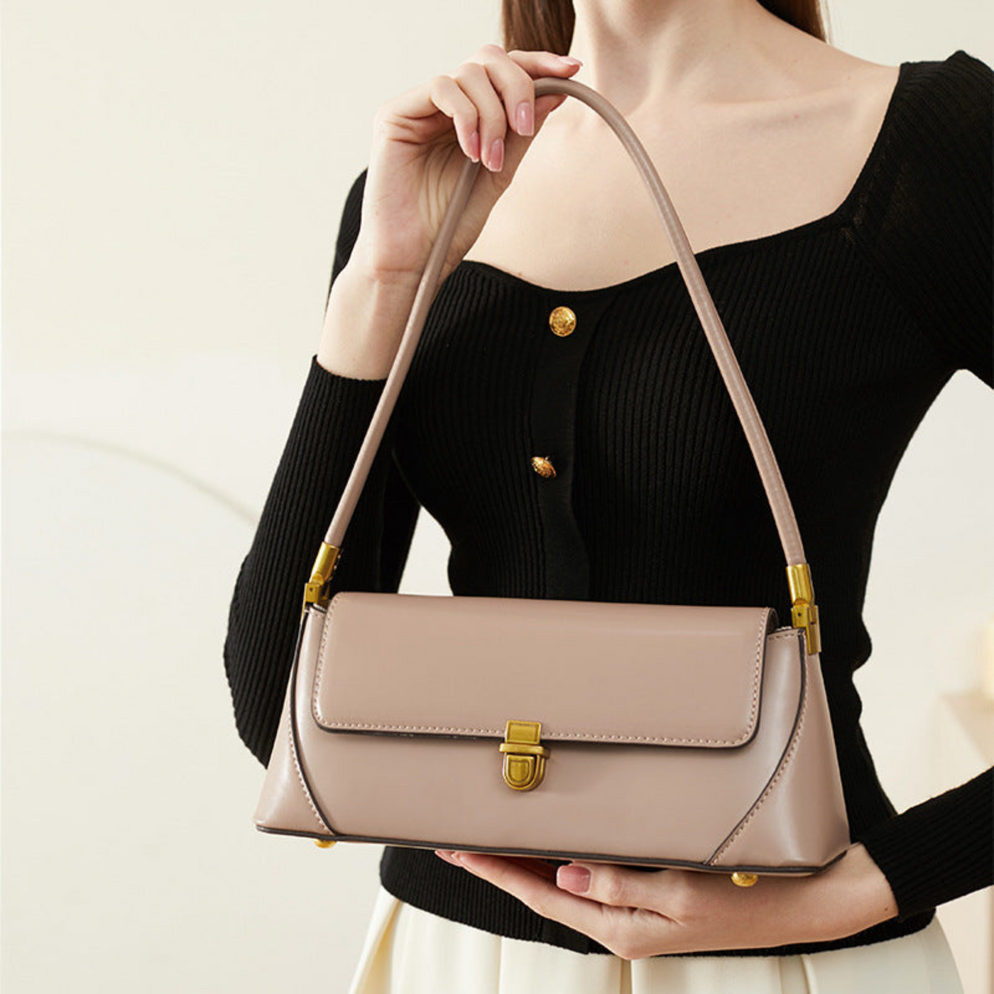 Zelara™ | Stilren clutch i kunstskinn