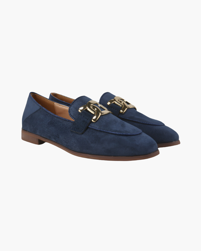 Desirée™ | Loafers semsket skinn