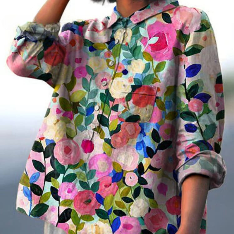Adriana™ | Bluse med blomster