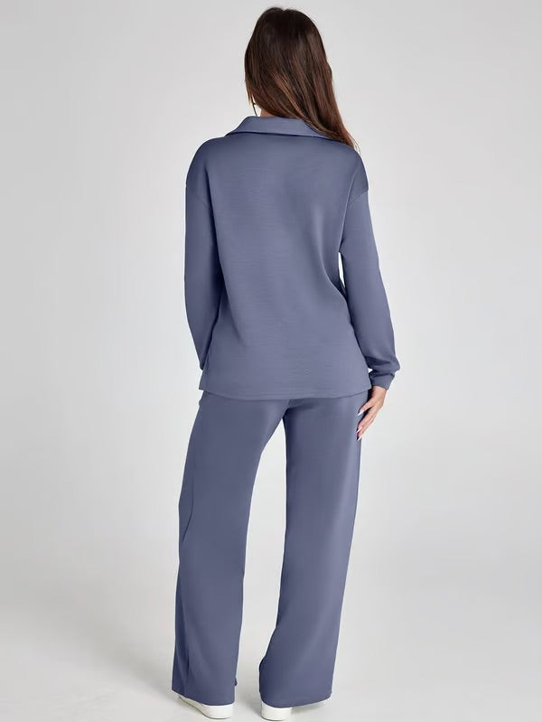 Flora™ | 2-delt casual langermet sett