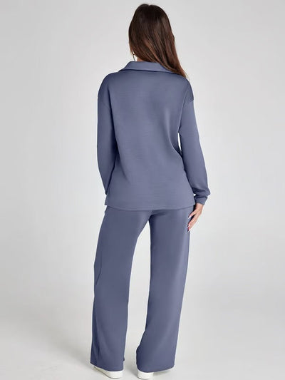 Flora™ | 2-delt casual langermet sett