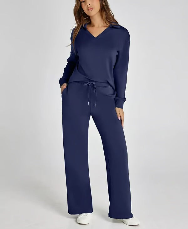 Flora™ | 2-delt casual langermet sett