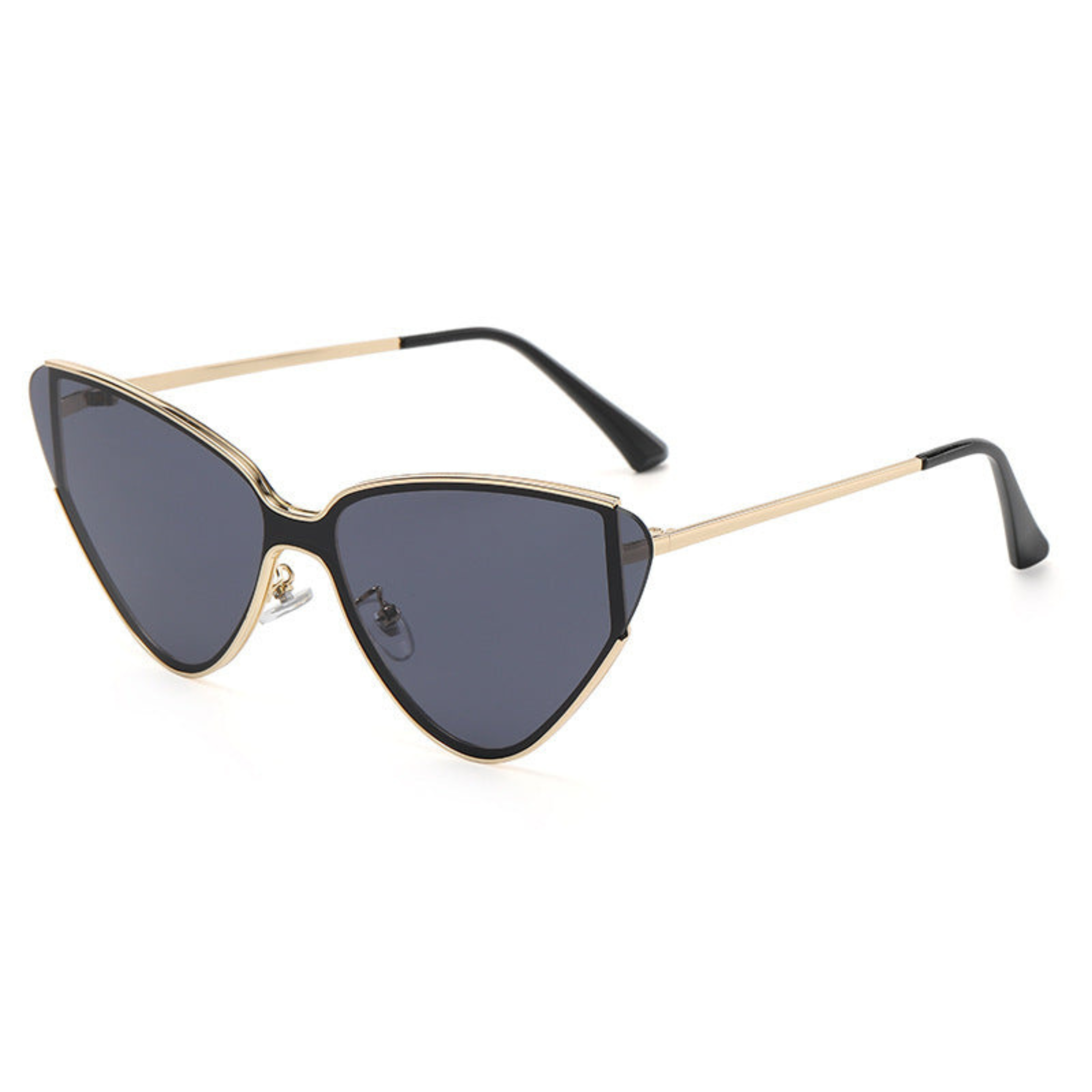 Léonie™ | Retro kattøyet solbrille med oppadbuet silhuett, elegant ramme og UV400-beskyttelse