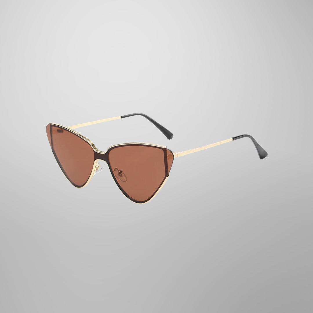 Léonie™ | Retro kattøyet solbrille med oppadbuet silhuett, elegant ramme og UV400-beskyttelse