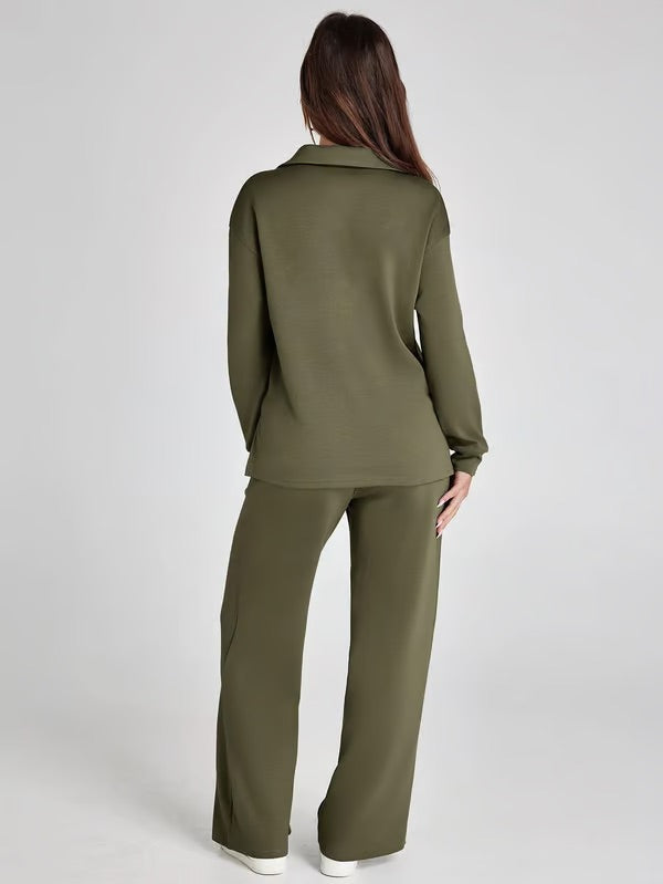 Flora™ | 2-delt casual langermet sett