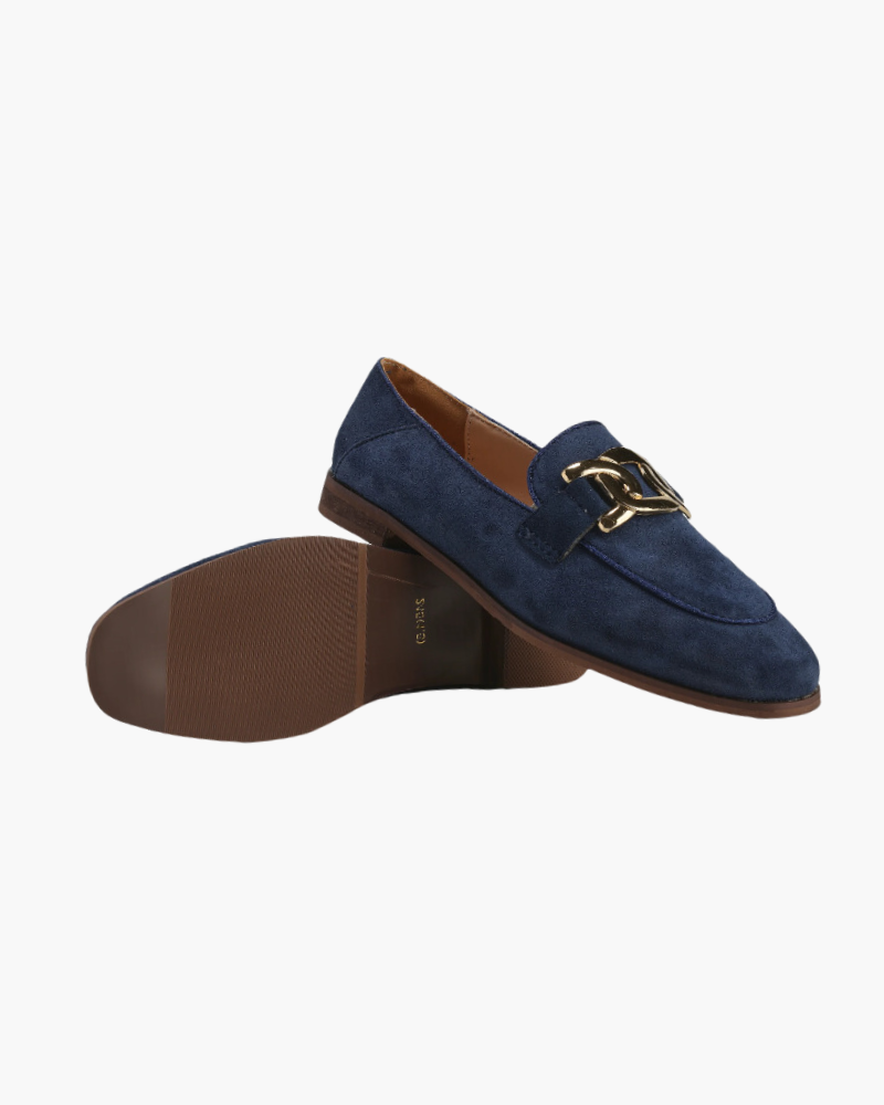 Desirée™ | Loafers semsket skinn