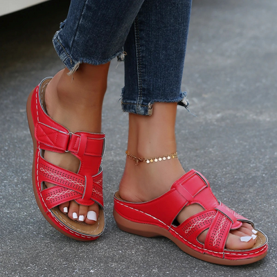 Bella™ | Ortopediske Lær Sandaler