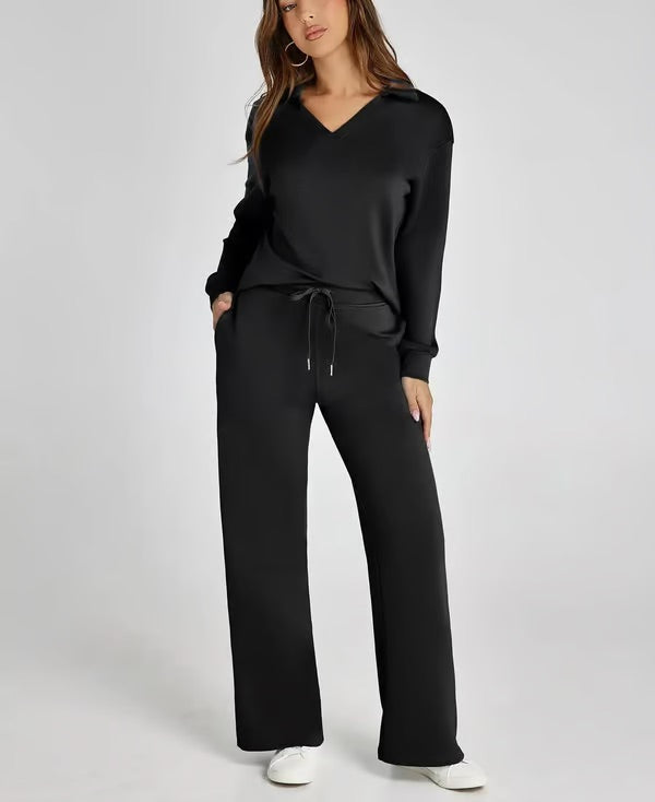 Flora™ | 2-delt casual langermet sett