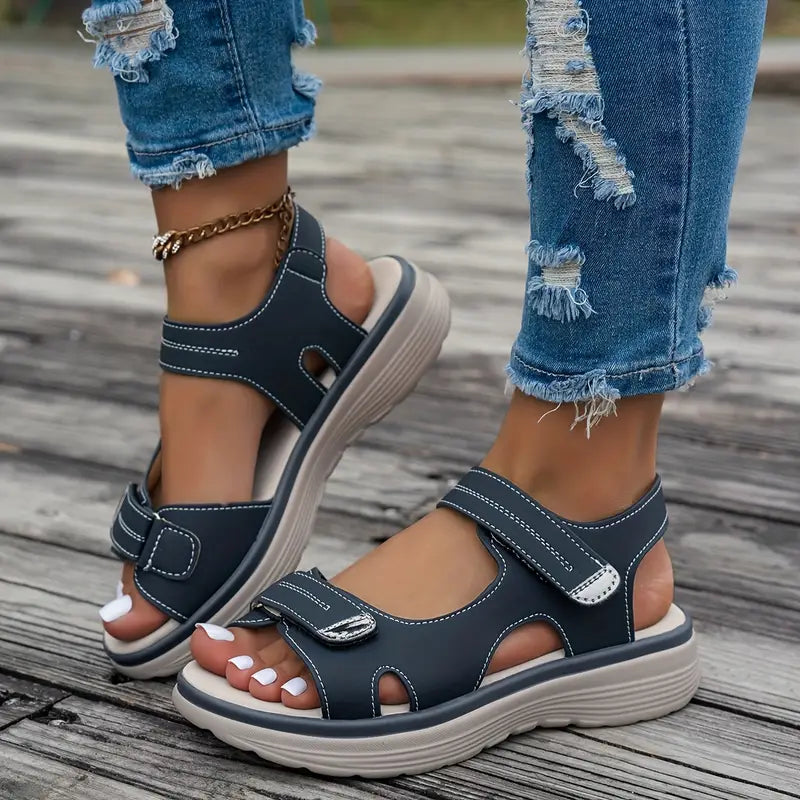 Anja™ | Komfortable sandaler med kilehæl og ankelrem