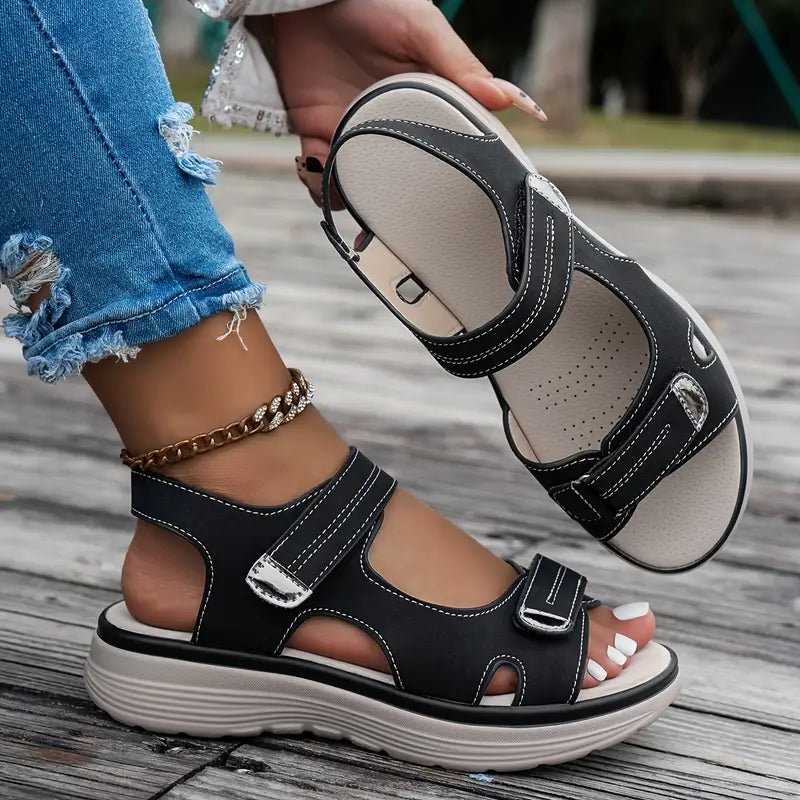 Anja™ | Komfortable sandaler med kilehæl og ankelrem