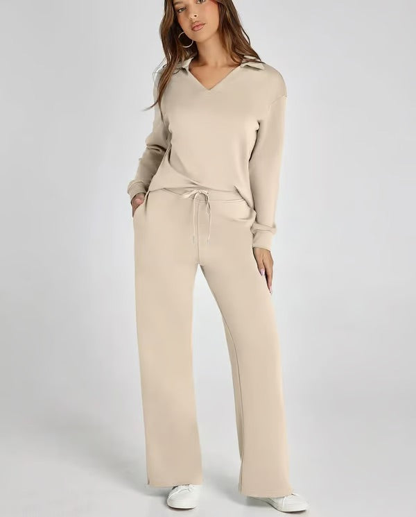 Flora™ | 2-delt casual langermet sett