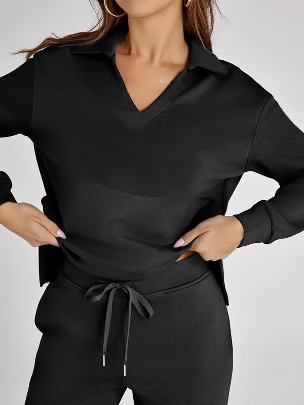 Flora™ | 2-delt casual langermet sett