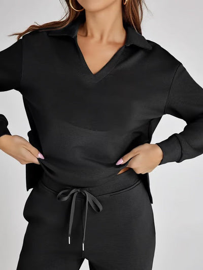 Flora™ | 2-delt casual langermet sett