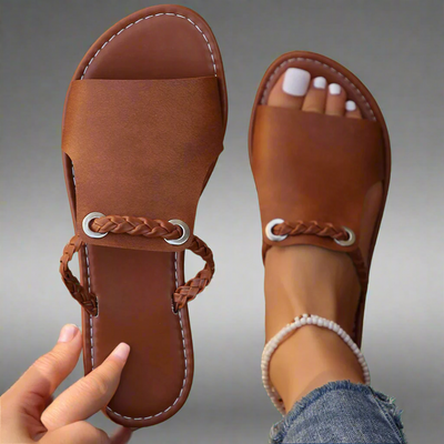 Katelina™ | Håndlagde flate sandaler laget av førsteklasses materiale