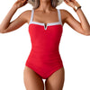 Daniella™ | Badedrakt for kvinner med dyp V-hals og push-up