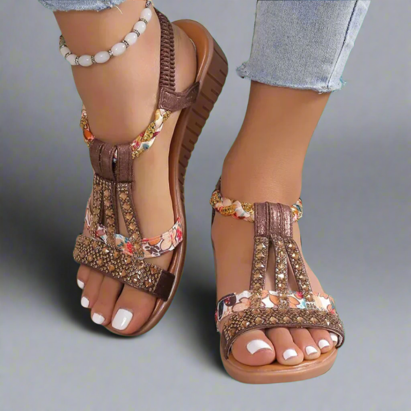 Gemma™ | Elegante boho-sandaler for sommeren