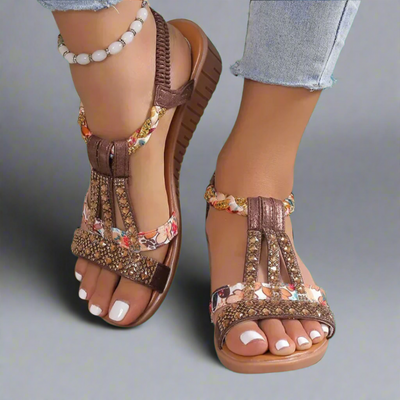 Gemma™ | Elegante boho-sandaler for sommeren