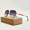 Aune™ | Episke Aviator-solbriller med skulpturerte gradientlinser