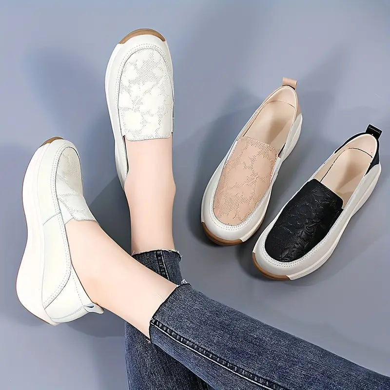 Rosie™ | Orthopedic Loafers med blomstermønster