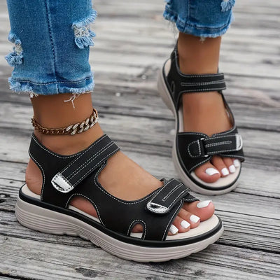 Anja™ | Komfortable sandaler med kilehæl og ankelrem