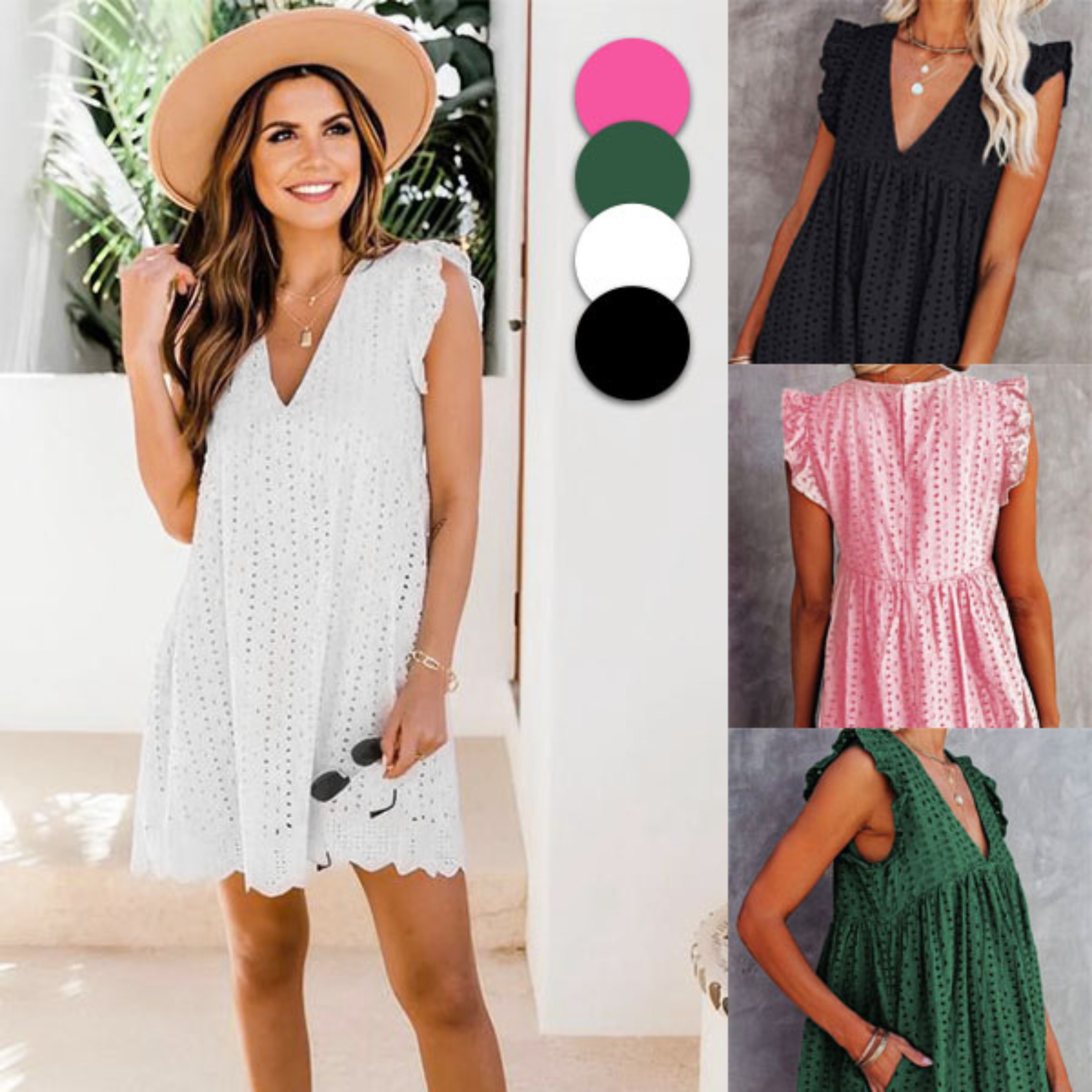 Eryn™ | Elegant og luftig sommerkjole
