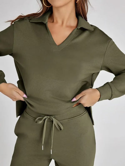 Flora™ | 2-delt casual langermet sett
