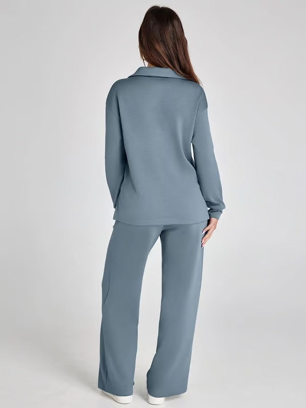Flora™ | 2-delt casual langermet sett