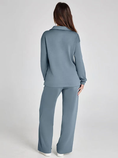 Flora™ | 2-delt casual langermet sett