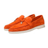 Elisabeth™ | Loafers i semsket skinn