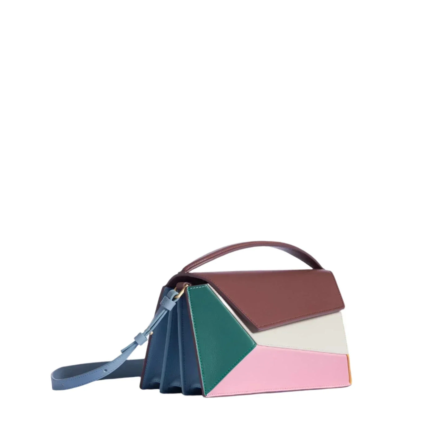 Marielle™ | Strukturert skulderveske med folder