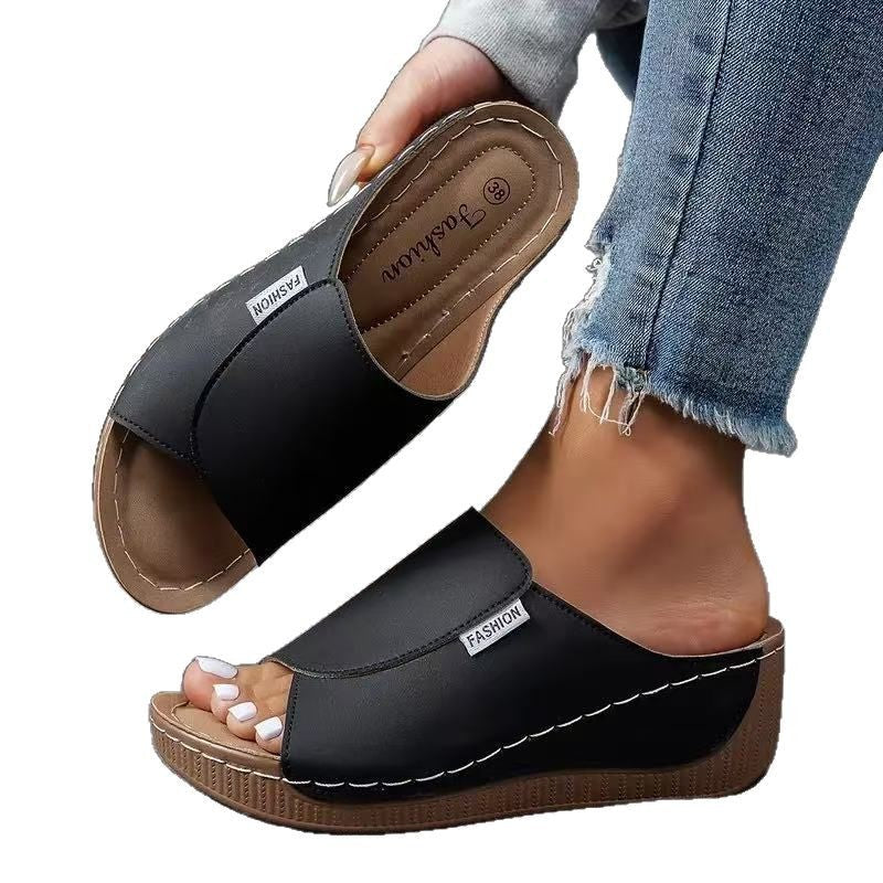 Annie™ | Sandal med kilehæl