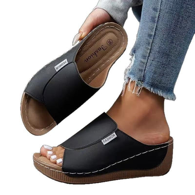 Annie™ | Sandal med kilehæl