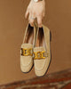 Desirée™ | Loafers semsket skinn