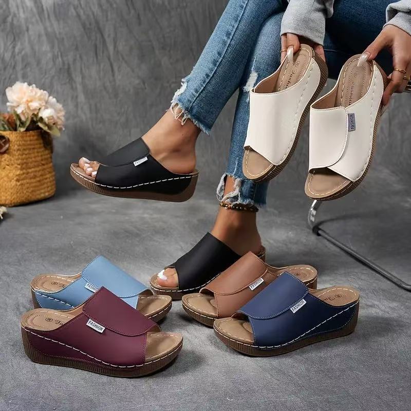 Annie™ | Sandal med kilehæl