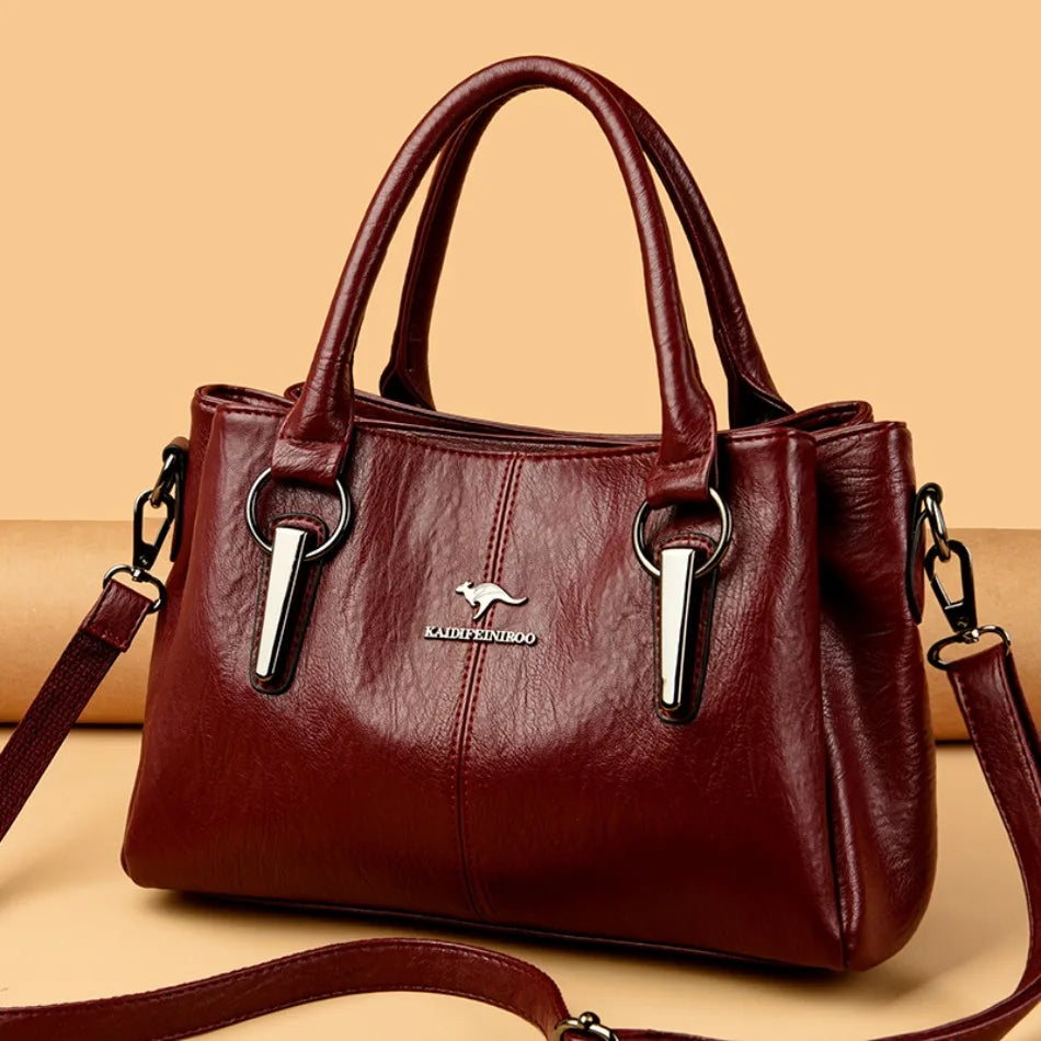 Alana™ | Crossbody i mykt skinn