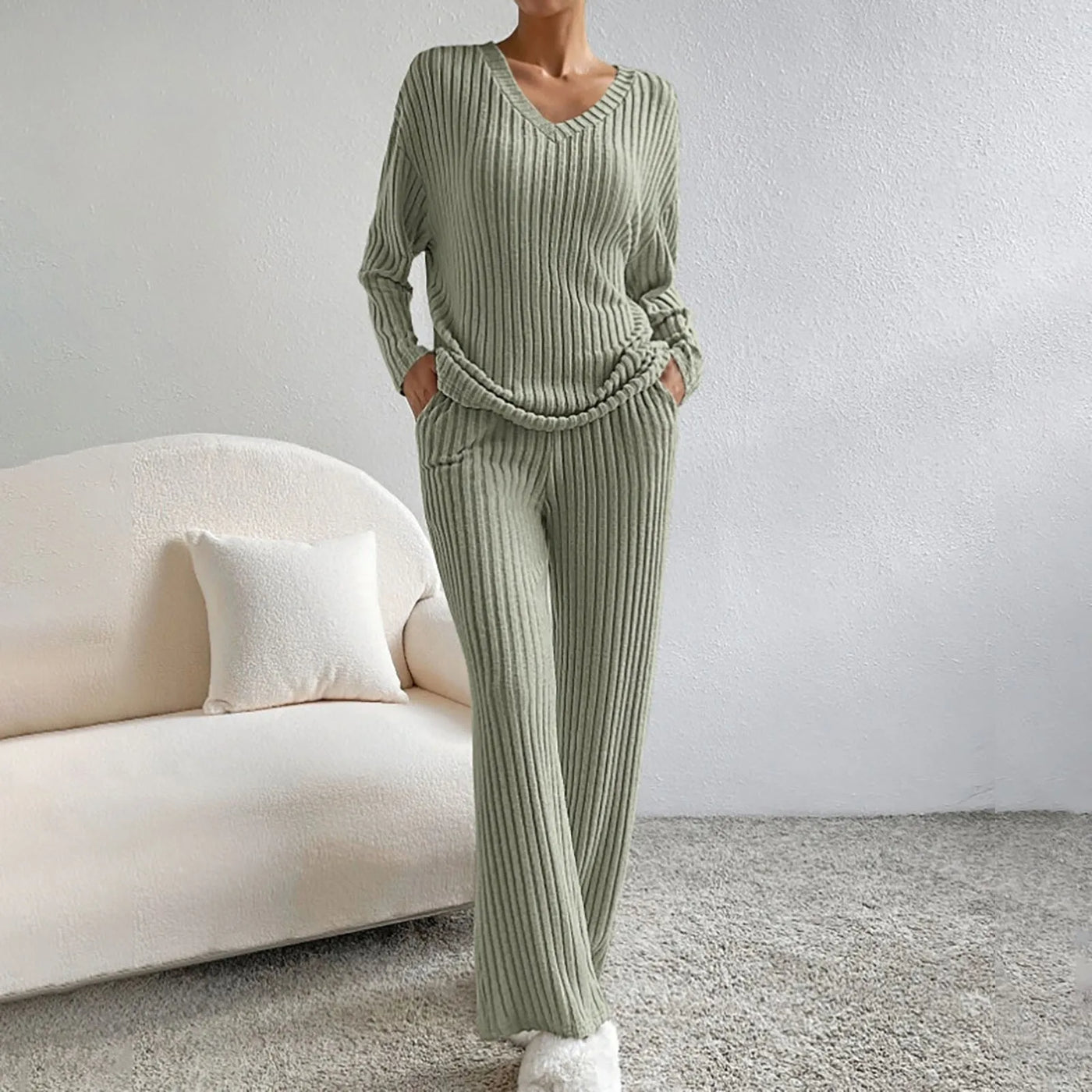 Kathy™ | Strikket - 2-delt sett