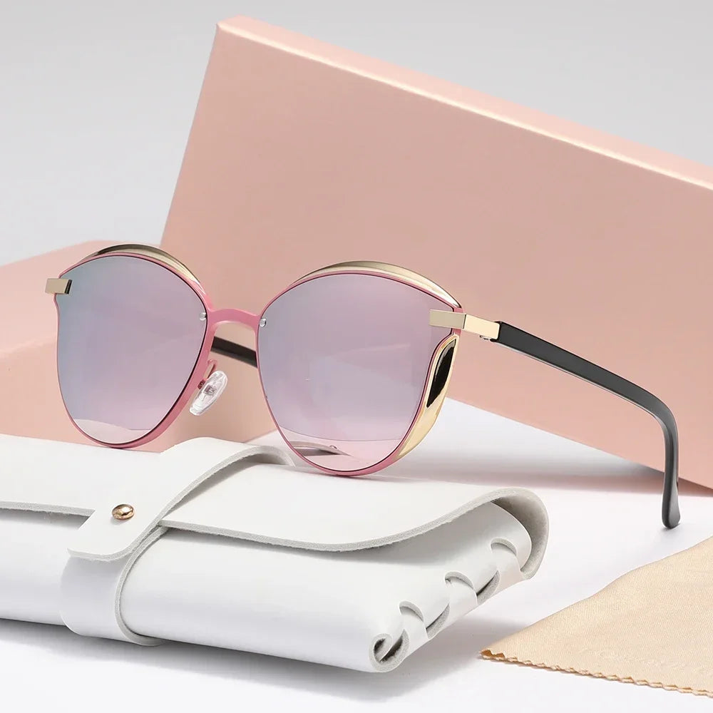 Noor™ | Elegante Cat‑Eye-solbriller med polariserte UV400‑linser