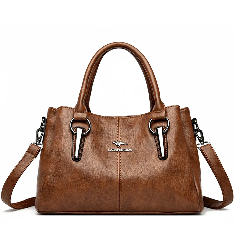 Alana™ | Crossbody i mykt skinn