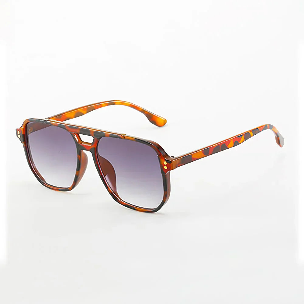Iben™ | Elegant Aviator-solbriller med gradient fargeblanding
