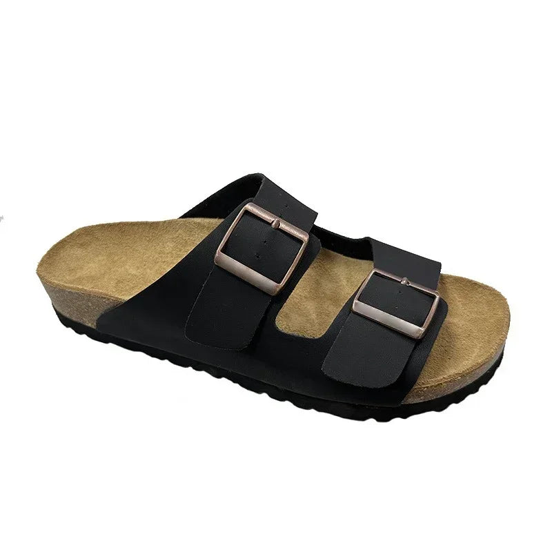 Darby™ | Sandaler i skinn med myk såle
