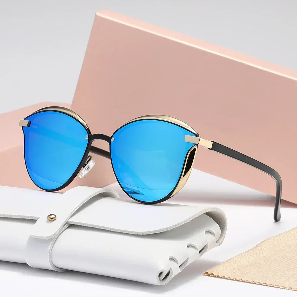 Noor™ | Elegante Cat‑Eye-solbriller med polariserte UV400‑linser