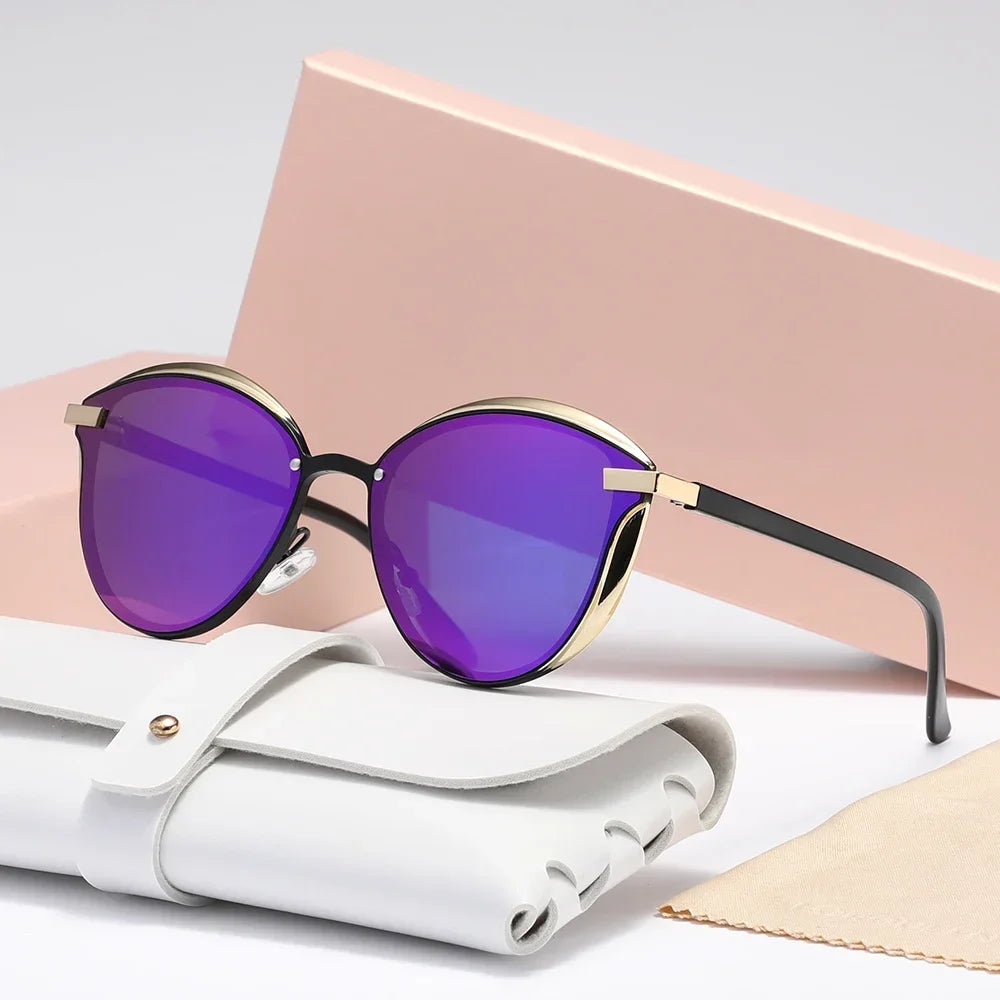 Noor™ | Elegante Cat‑Eye-solbriller med polariserte UV400‑linser