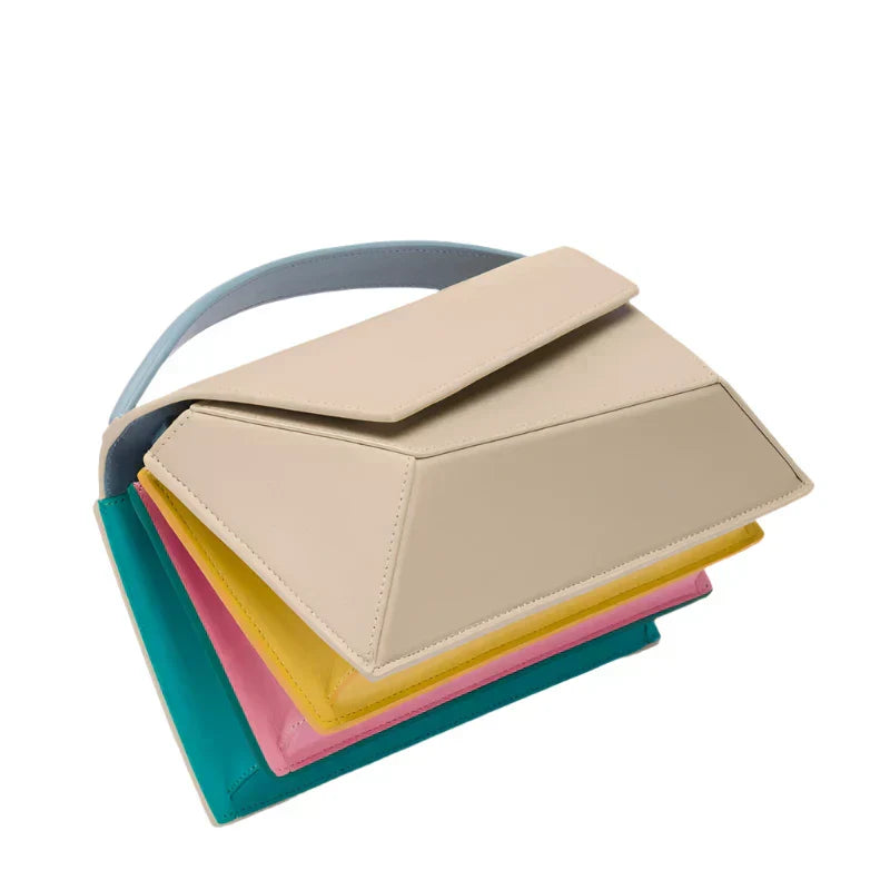Marielle™ | Strukturert skulderveske med folder