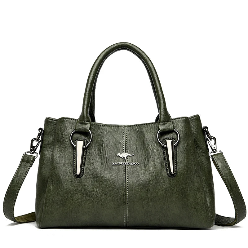 Alana™ | Crossbody i mykt skinn
