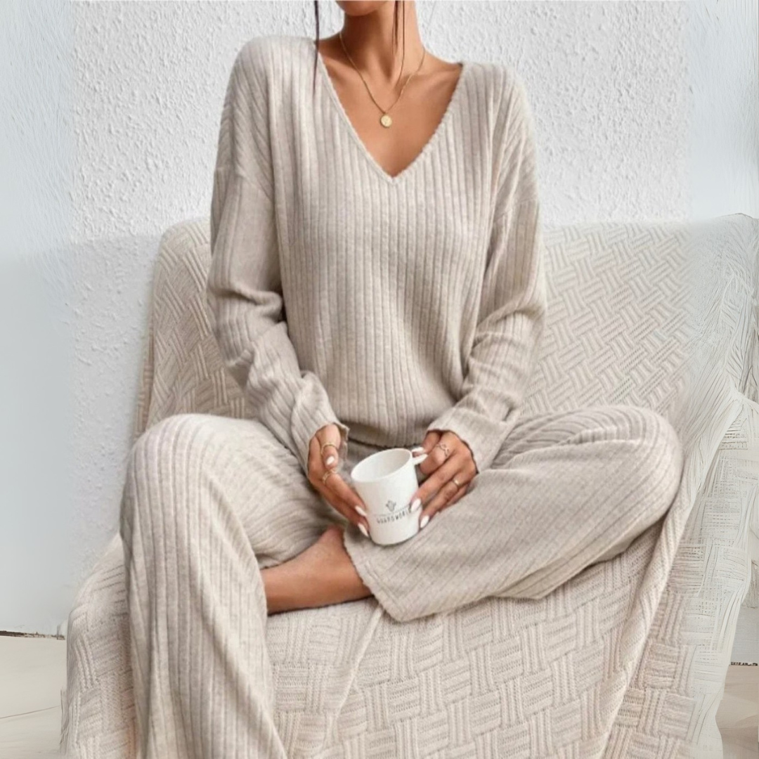 Kathy™ | Strikket - 2-delt sett